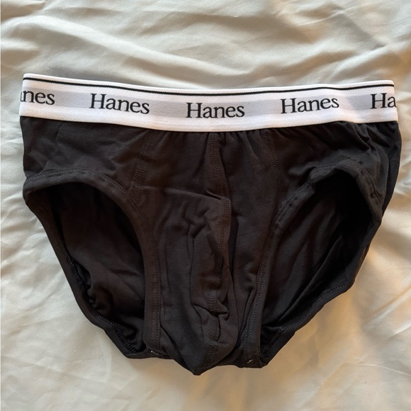 Black Briefs (Small) - Hanes - Picture 1 of 5